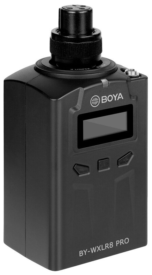 Передатчик для радиосистемы BOYA BY-WXLR8 PRO комплектация: ручной передатчик микрофон