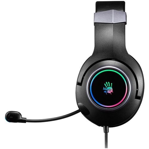 Наушники с микрофоном A4Tech Bloody G350 черный 2м мониторные USB оголовье G350 USB BLACK 3641₽