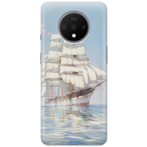 фото Re:paчехол - накладка artcolor для oneplus 7t с принтом "идеальный парус"