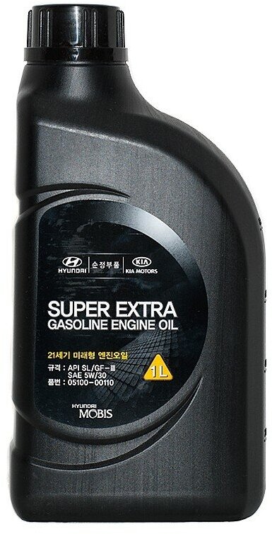 Масло моторное Hyundai Super Extra Gasoline 5W30 SL/GF3 1л