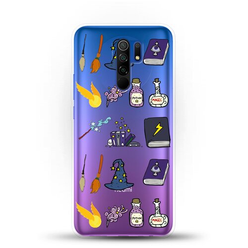 фото Силиконовый чехол узор hp на xiaomi redmi 9 andy & paul