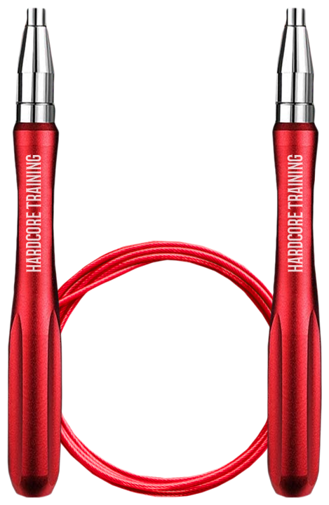 Скоростная скакалка Hardcore Training Deluxe Adjustable Speed Rope Red