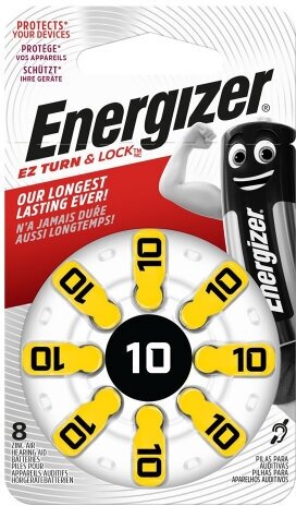 Элемент питания Energizer Zinc Air ZA10 бл 8