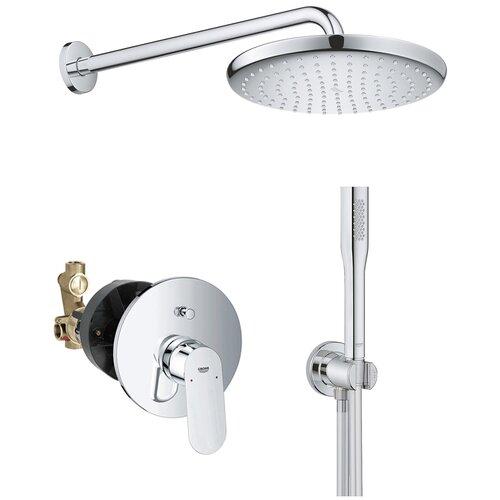 Душевая система с тропическим душем Grohe Eurosmart Cosmopolitan Professional 250