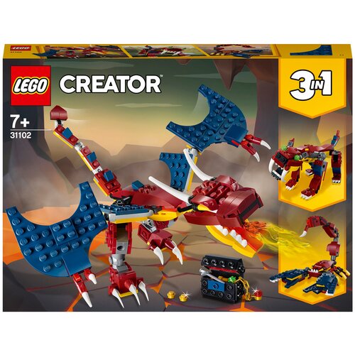 Конструктор LEGO Creator 31102 Огненный дракон, 234 дет. конструктор lego ninjago 30535 огненный дракон 54 дет