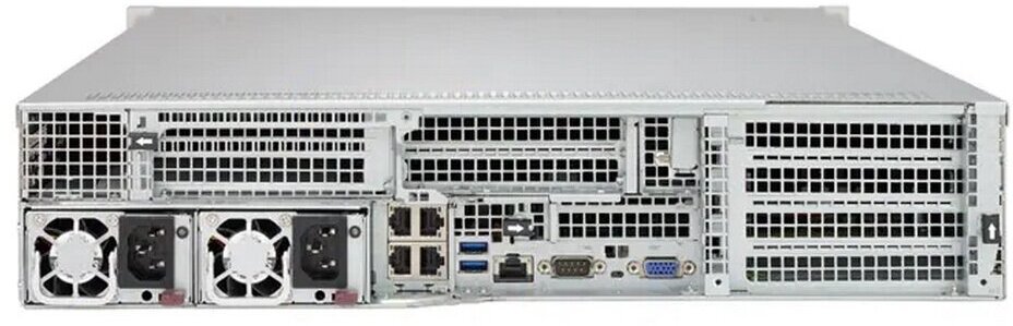 Сервер Supermicro SuperServer 2049U-TR4 без процессора/без ОЗУ/без накопителей/количество отсеков 25" hot swap: 24/2 x 1600 Вт/LAN 1 Гбит/c