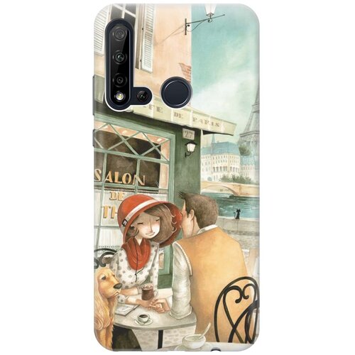 фото Re:paчехол - накладка artcolor для huawei nova 5i / p20 lite (2019) с принтом "sweet paris"