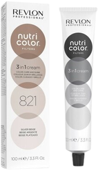 Краситель прямого действия Revlon Professional Nutri Color Filters 3 In 1 Cream 821 Silver beige, 100 мл