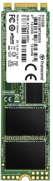 Твердотельный накопитель SSD M.2 512 Gb Transcend TS512GMTS830S Read 560Mb/s Write 520Mb/s 3D NAND TLC - фото №6