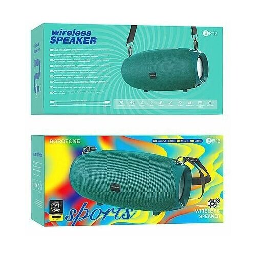 Портативная колонка BT ver 50 BOROFONE BR12 1200mAh 230х108х108 мм индиго 30 172000₽