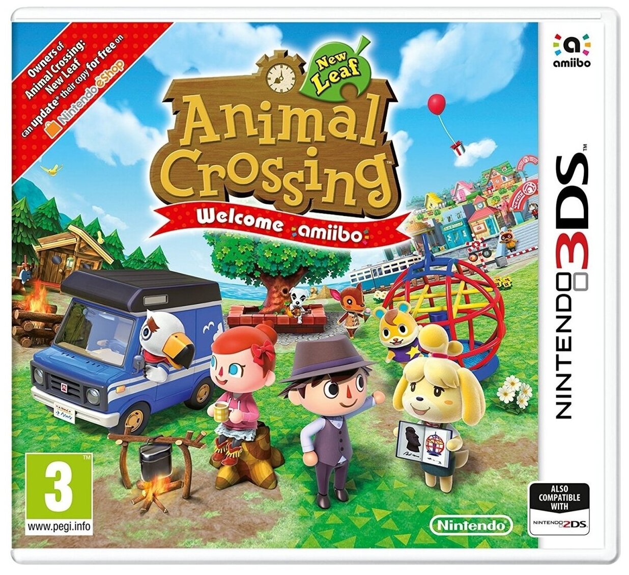 Игра Animal Crossing: New Leaf - Welcome amiibo