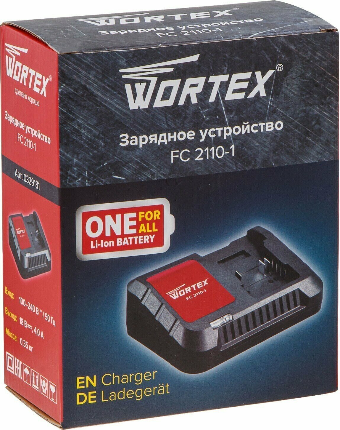 Зарядное устройство WORTEX FC 2110-1 ALL1 (0329181)