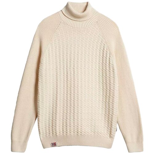 Свитер Napapijri Trondheim Turtle Neck Knitwear Ivory / M