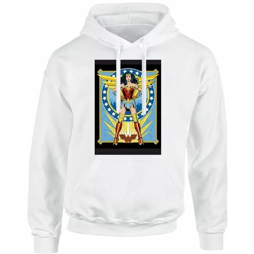 фото Толстовка чудо женщина, wonder woman №3, 60, 6xl suvenirof-shop