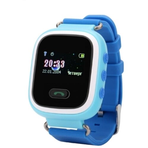 Smart часы детские с GPS GP-02 синие 214900₽