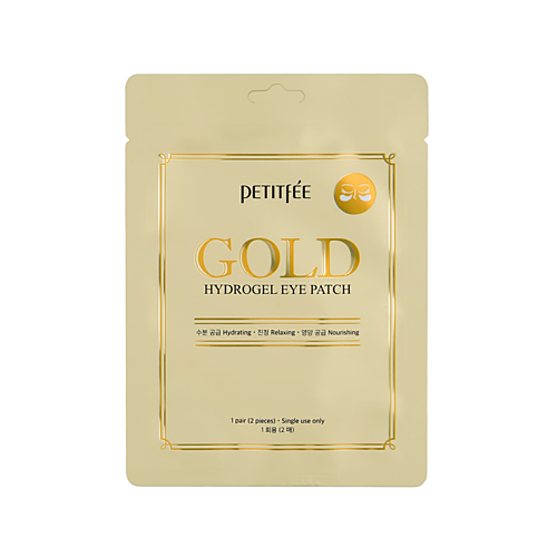 Petitfee Патчи для глаз «золото» - Gold hydrogel eye patch, 2шт