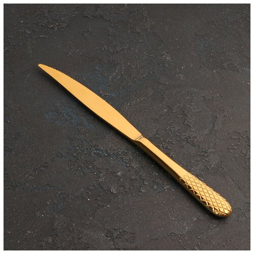 фото Нож для мяса "юлия высоцкая", 23 см, цвет золотистый wilmax england