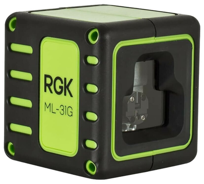 Комплект: лазерный уровень RGK ML-31G + штатив RGK F170 кронштейн RGK K-5 рулетка RGK RM3