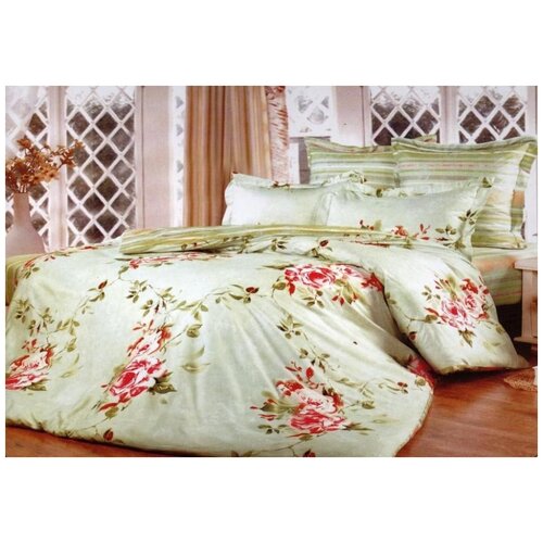 фото Постельное бельё с-149 зеленый c-149-173 valtery