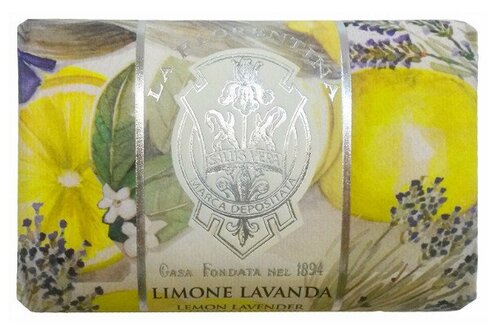 La Florentina Мыло кусковое Lemon & Lavender, 200 мл, 200 г