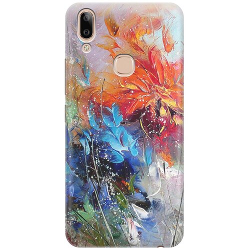 фото Re:paчехол - накладка artcolor для vivo y85 / v9 с принтом "весенний взрыв"