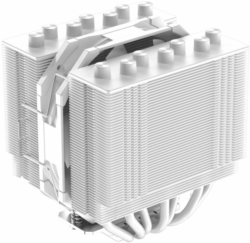 Кулер ID-Cooling SE-207-XT SLIM SNOW LGA1700/1200/2066/2011/115x/AM5/AM4 (120mm fan, 700-1800rpm, 76.16CFM, 15.2-35.2dBA, 220W TDP, белый) RET
