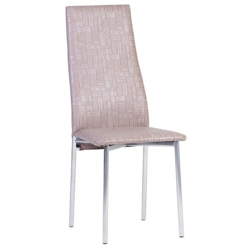 фото Стул "волна" серебро/капучино рептилия 3491096 доляна