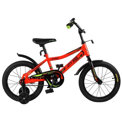 фото Велосипед детский city-ride spark диск 16, стальная рама,красный