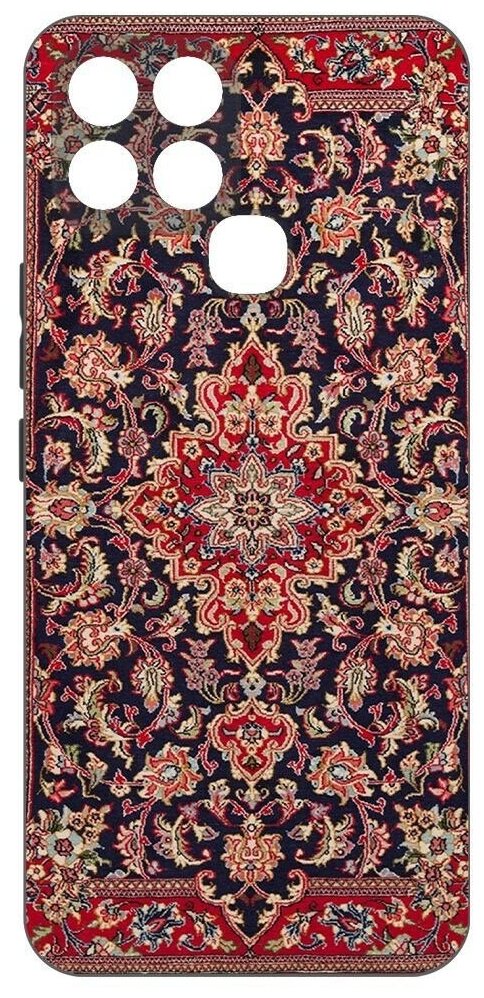 Чехол-накладка Krutoff Soft Case Тот самый ковер для INFINIX Smart 6 черный