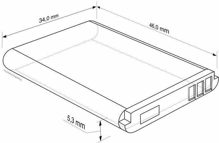 Аккумулятор Craftmann 900mAh для Nokia 3220/3230/5140/5140i/5200/5320/6020/6060/6070/6120/6121/7260/N90, VERTU CONSTELLATION (BL-5B/BL-5V)