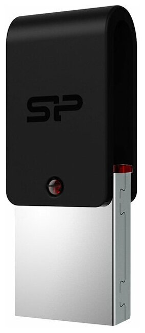 Накопитель USB 3.0 64GB Silicon Power Mobile X31 SP064GBUF3X31V1K черный/серебристый