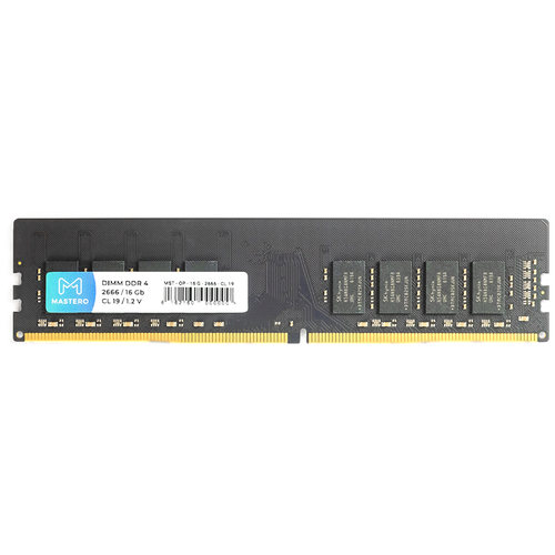 Память DDR4 DIMM 16Gb, 2666MHz Mastero (MST-OP-16G-2666-CL19)