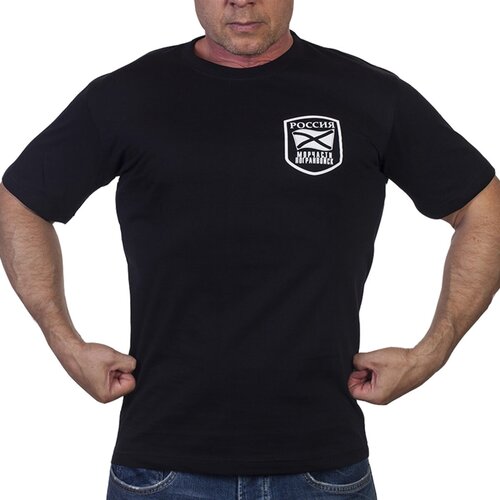 Футболка ВОЕНПРО, размер 58 (4XL), черный