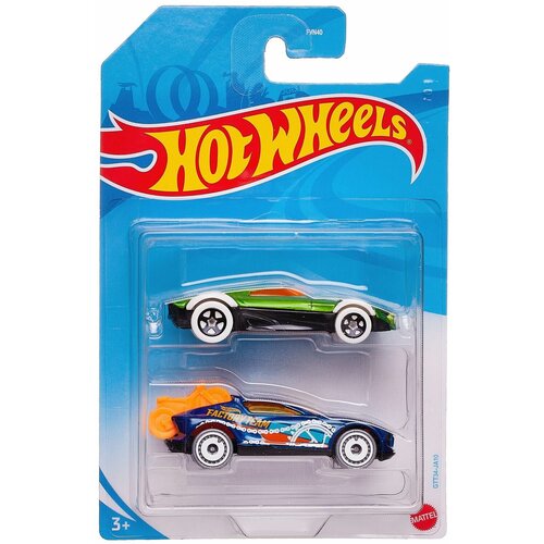 Набор машинок Mattel Hot Wheels упаковка из 2-х штук №13 набор машинок mattel hot wheels упаковка из 2 х штук 13 mattel [fvn40 13]