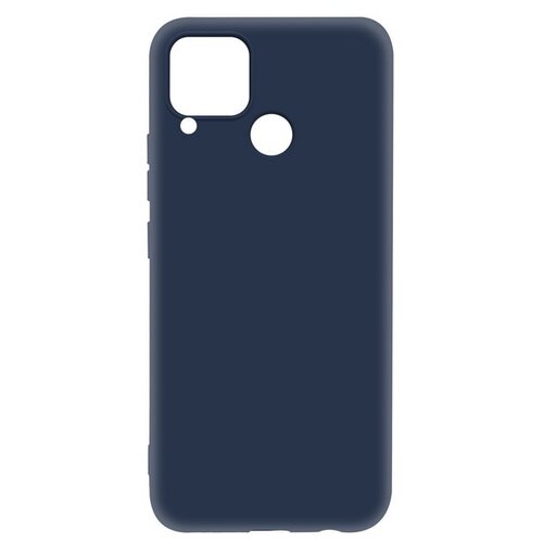 Krutoff / Чехол-накладка Krutoff Silicone Case для Realme C15 синий