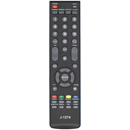 фото Пульт huayu j-1274 black для телевизора supra