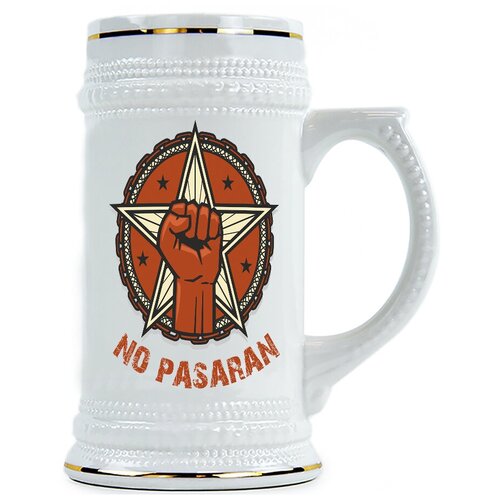 фото Пивная кружка no pasaran , но пасаран drabs