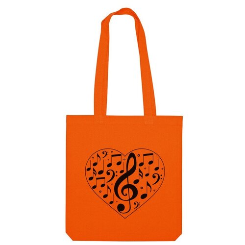 фото Сумка шоппер us basic, оранжевый