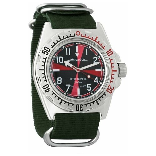 Наручные часы Восток Амфибия, зеленый наручные часы восток 110650