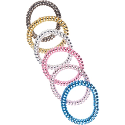 Набор резинок-спиралек BEAUTY GALLERY, 6шт, 5,5см,