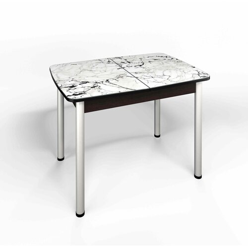 Стол Флорида (ноги окрас) (СМ-1 /венге, серебро)