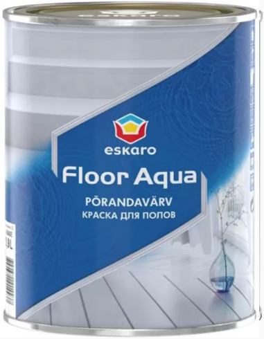 Eskaro Floor Aqua краска для полов износостойкая (база TR, 2,7 л)