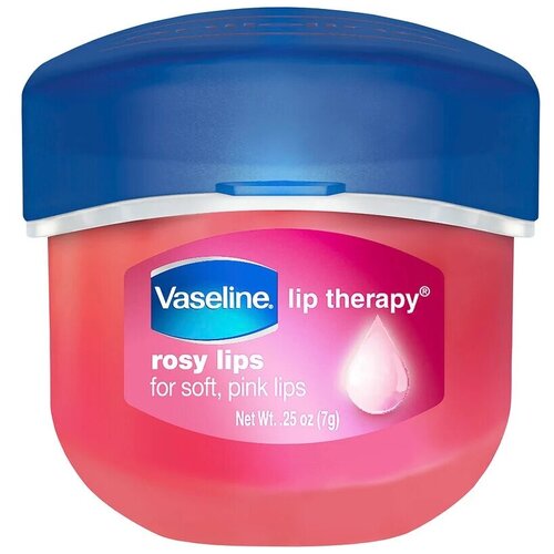 Vaseline, Бальзам для губ Lip Therapy, «Розовые губы», 7 г vaseline lip therapy розовые губы 17 г 0 6 унции