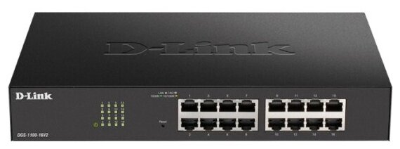 Коммутатор D-link DGS-1100-16V2/A2A 16G настраиваемый