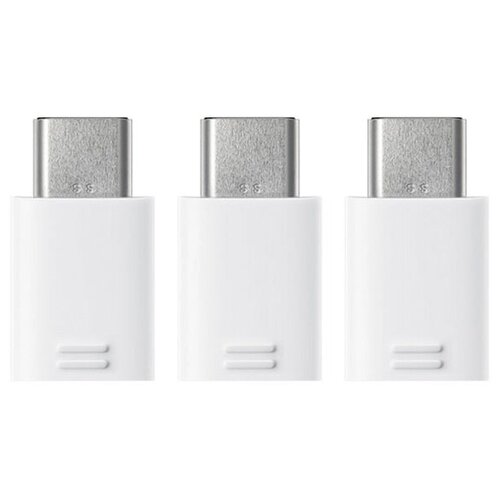 Переходник/адаптер Samsung microUSB - USB Type-C (EE-GN930K) комплект, черный