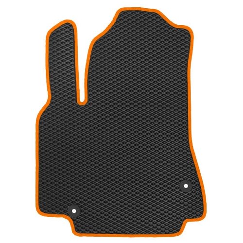 фото Автомобильный коврик eva jeep grand cherokee (wk2) 2010-н.в. (оранжевый кант) vicecar