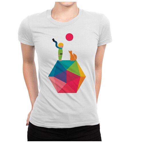 фото Футболка dream shirts малнький принц (минимализм) женская s белая