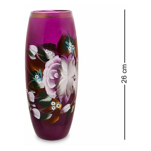 Ваза стеклянная Жостово h-260 VZ-599 113-20648