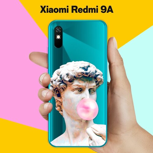 Силиконовый чехол Давид на Xiaomi Redmi 9A силиконовый чехол на xiaomi redmi 9a сяоми редми 9а silky touch premium с принтом brain plus heart голубой