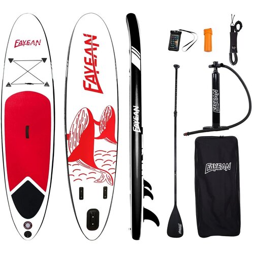 фото Sup board (сап доска) fayean red 10.0 полный комплект